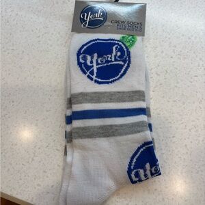 NWT York Peppermint Patty socks size 6-12#hershey #stripedsocks